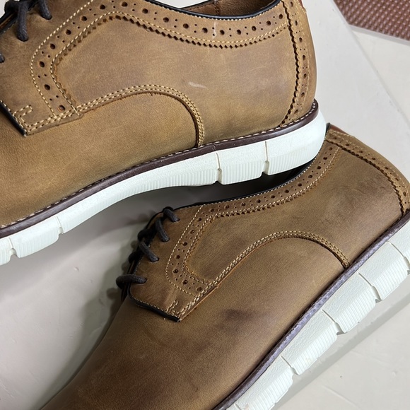 Johnston & Murphy Brown Leather Casual Shoes - Picture 4 of 8
